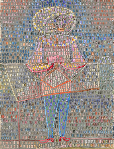 Boy in Fancy Dress Paul Klee